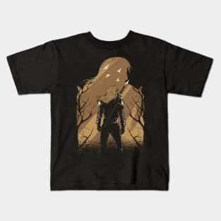 Warrior Silouette Kids T-Shirt